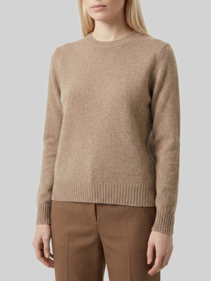 Max Mara Lume sweater in dark grey cashmere