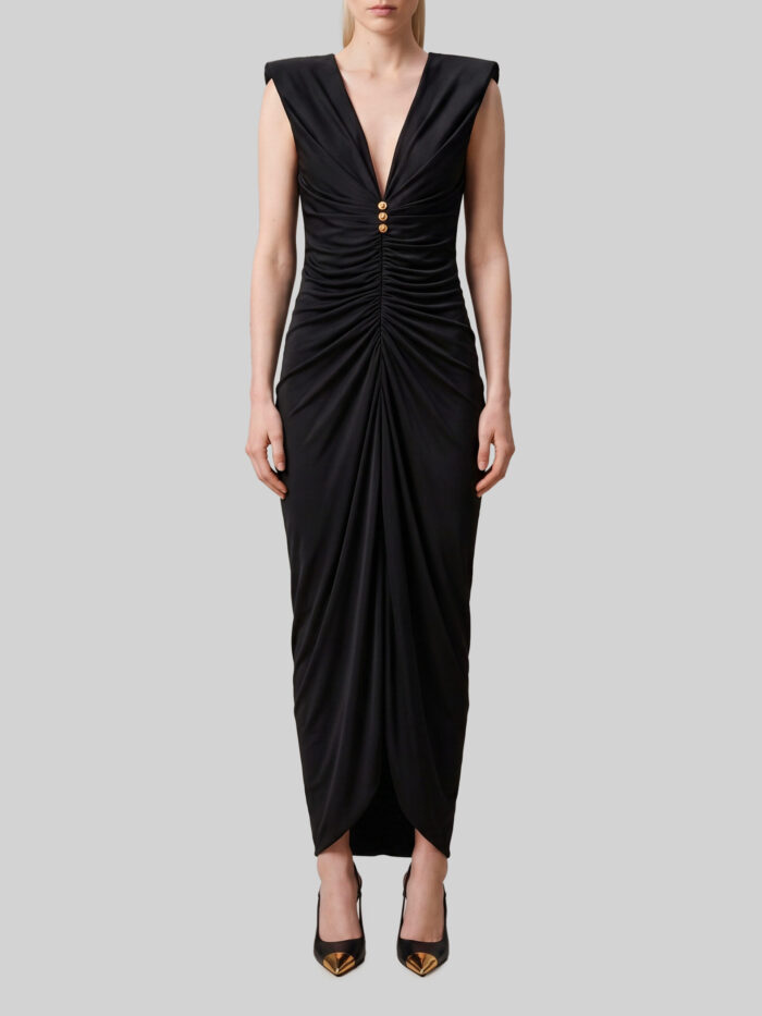 Versace Viscose jersey evening dress