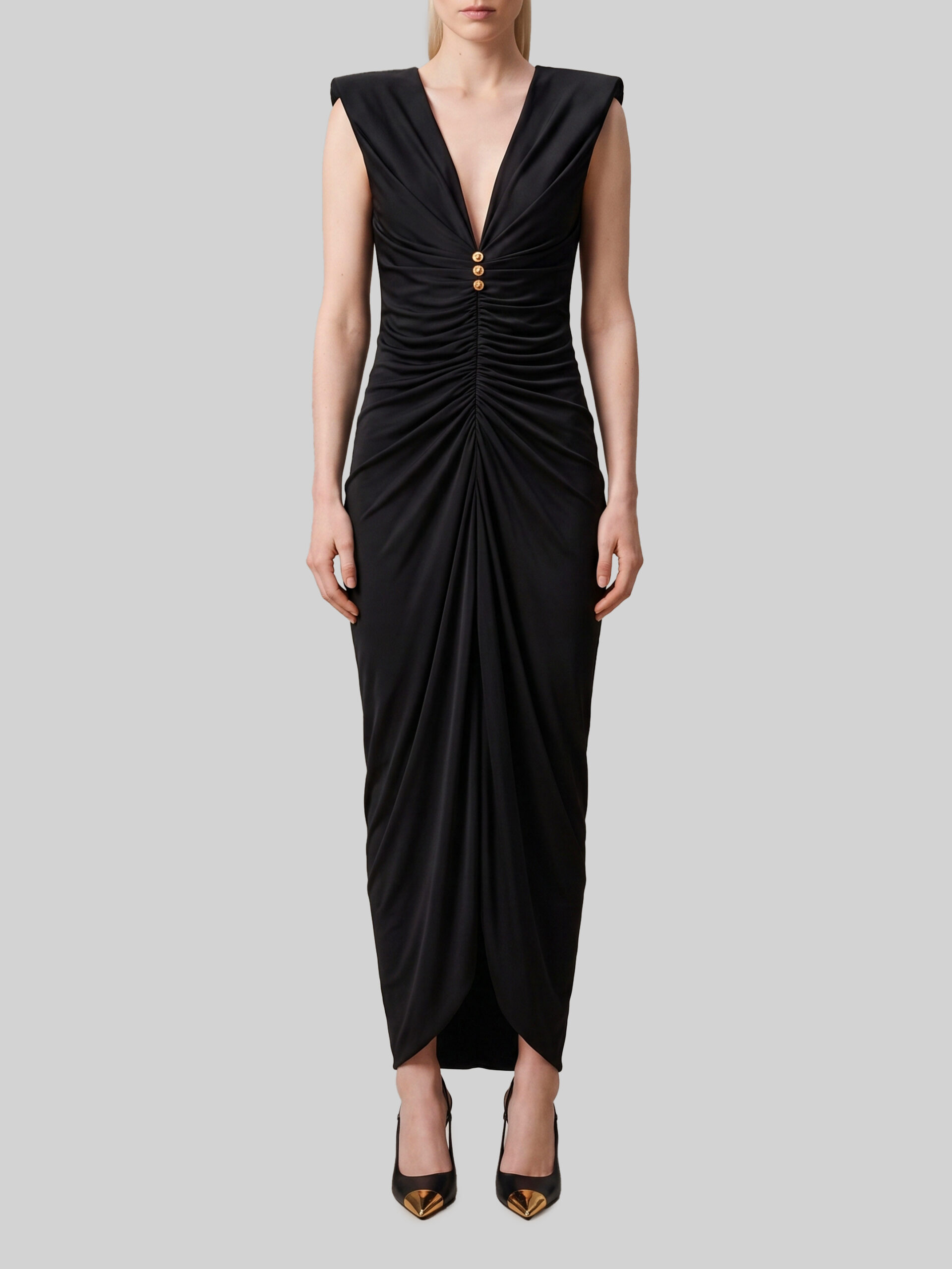 Versace Viscose jersey evening dress