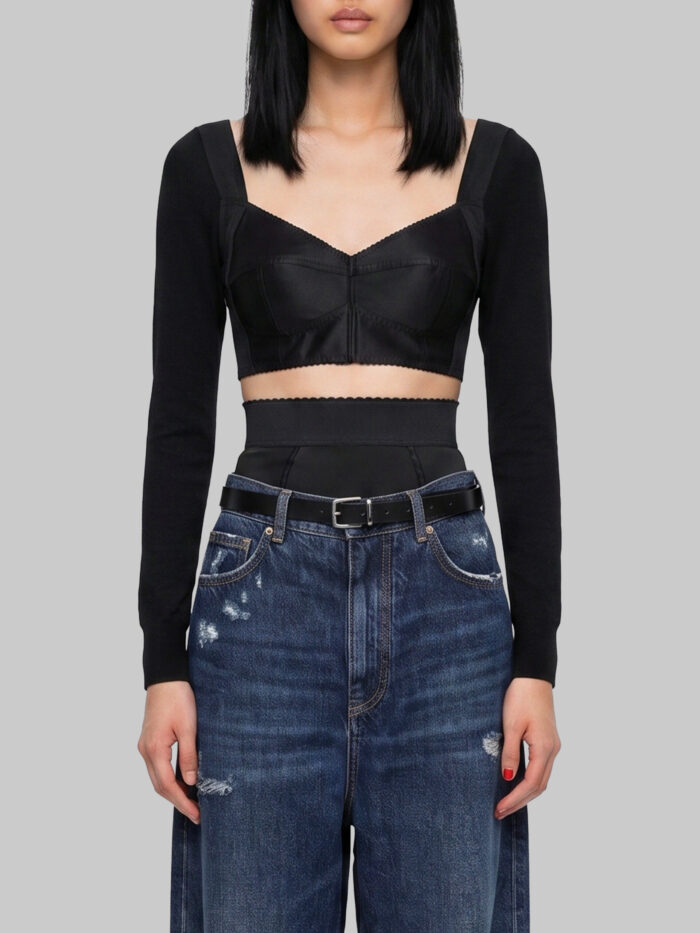 dolce&gabbana top bustier in satin Dolce&gabbana Top bustier in satin