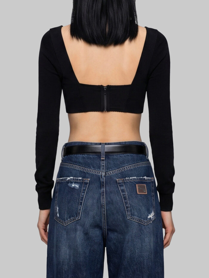 Dolce&gabbana Top bustier in satin
