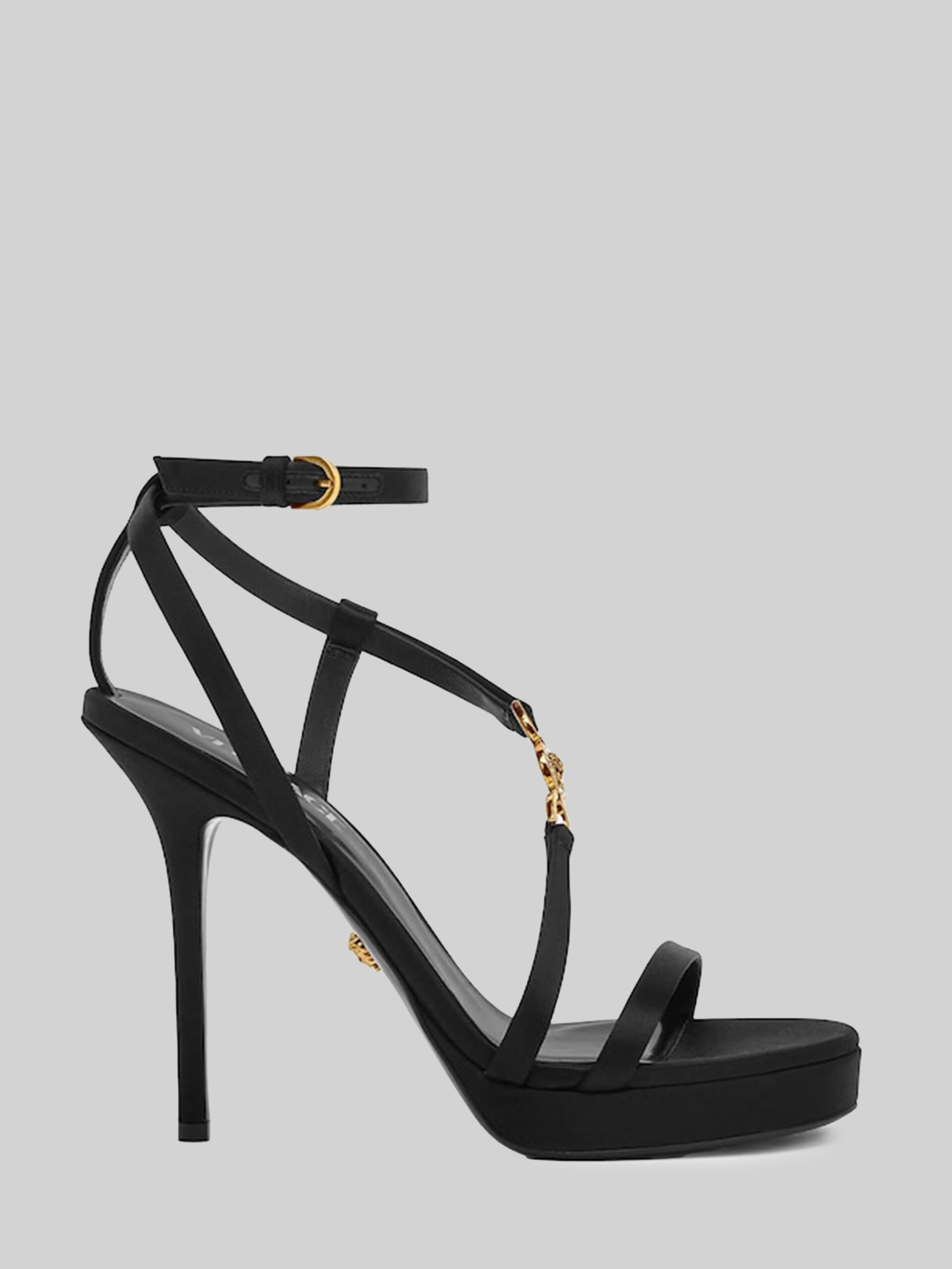 Versace Decorated satin Medusa '95 sandals