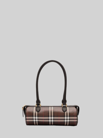 Burberry Mini Check Barrel bag