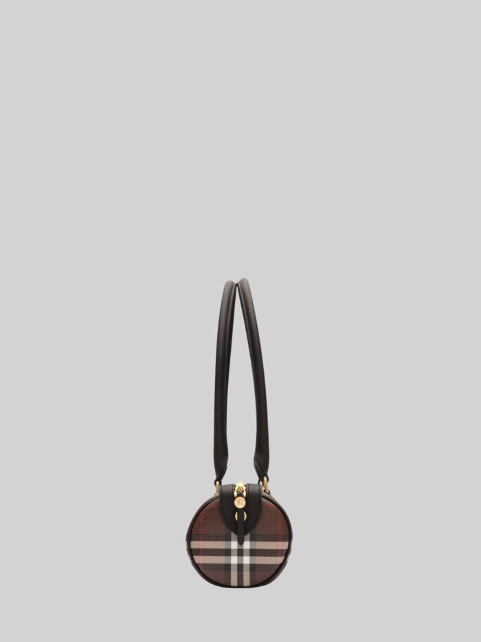 Burberry Mini Check Barrel bag
