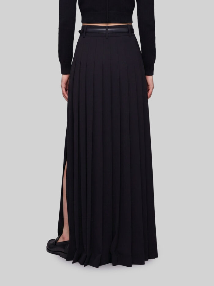 Sutton New York Black maxi pleated skirt