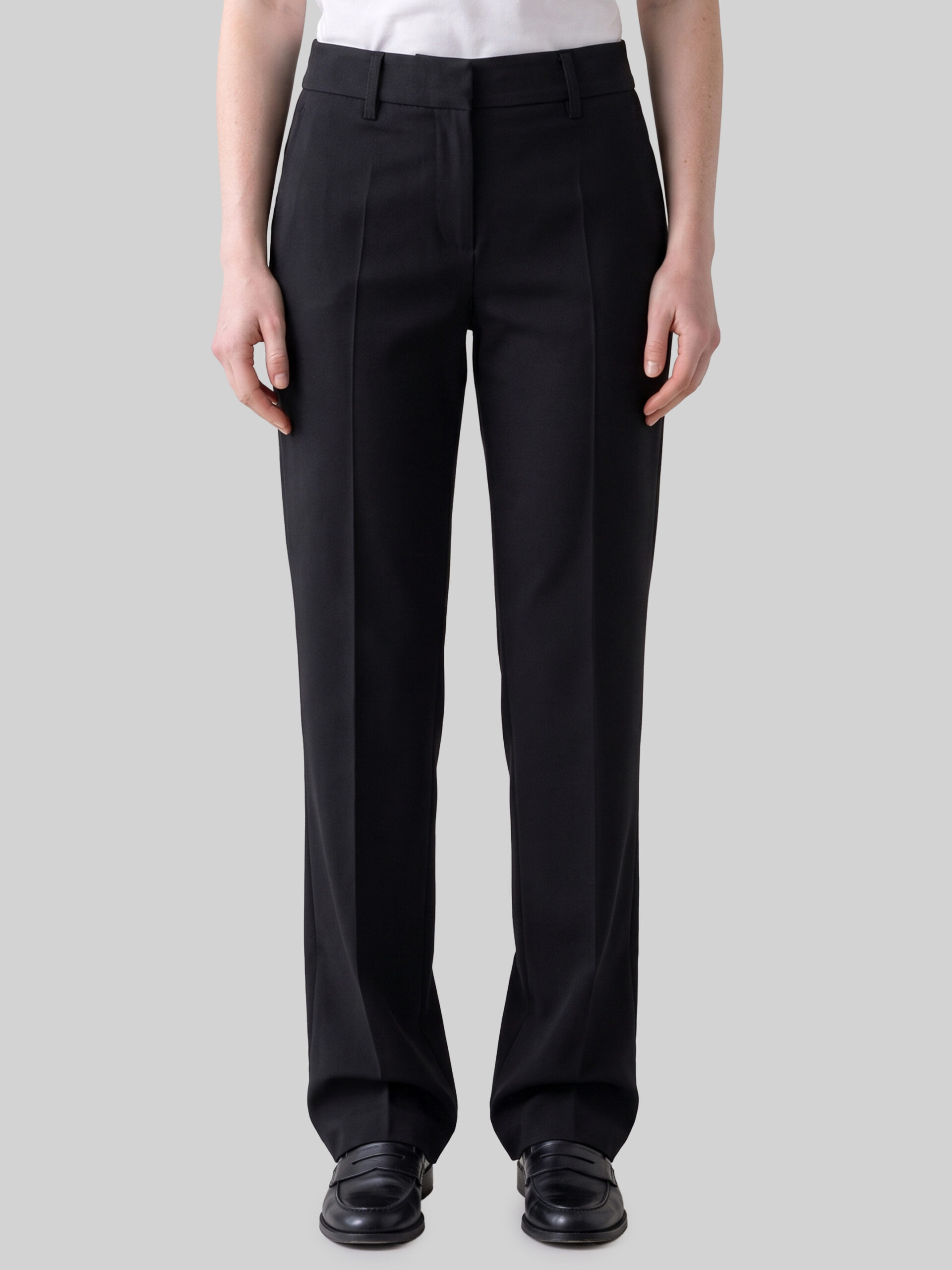 Sutton New York Black stretch canvas trousers