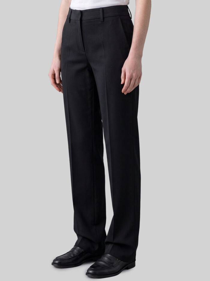 Sutton New York Black stretch canvas trousers