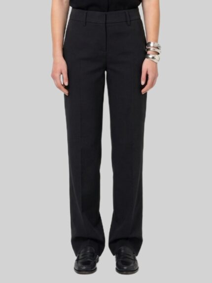 Sutton New York Anthracite stretch canvas trousers