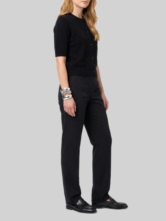 Sutton New York Anthracite stretch canvas trousers