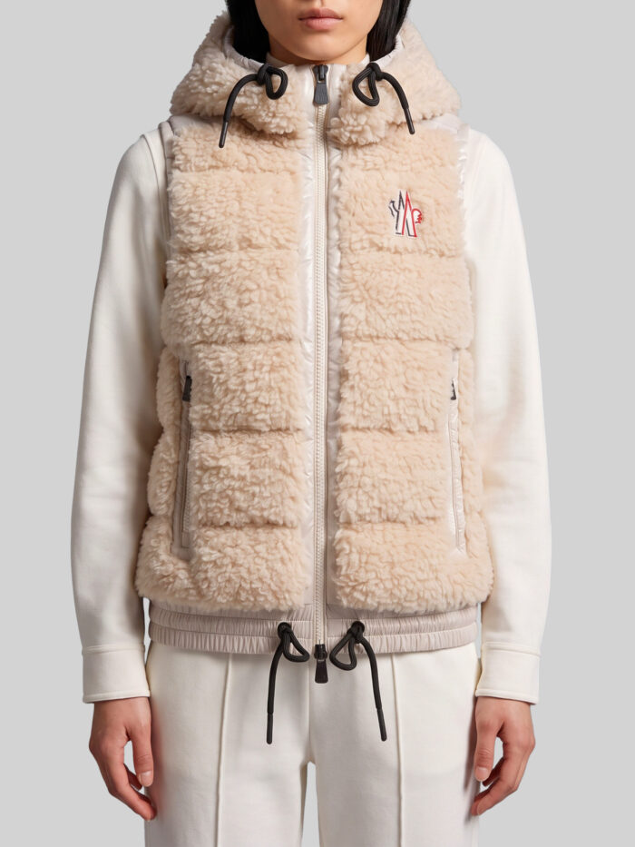 moncler grenoble teddy fleece gilet Moncler Grenoble Teddy Fleece Gilet