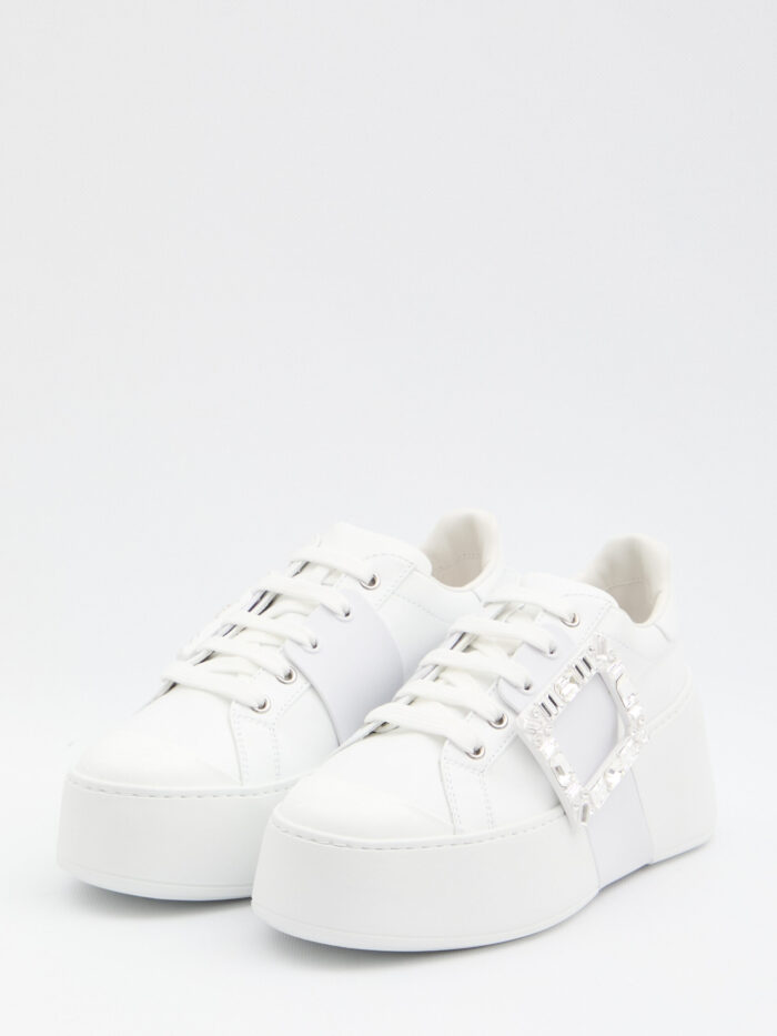 Roger Vivier Viv' Skate sneakers in leather