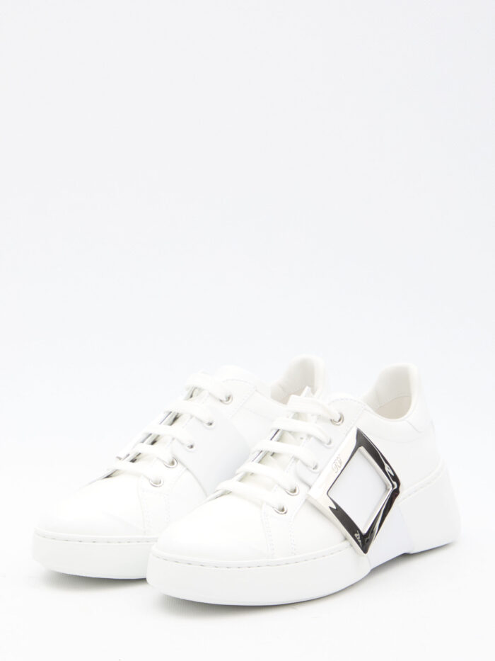 Roger Vivier Leather Viv' Skate sneakers