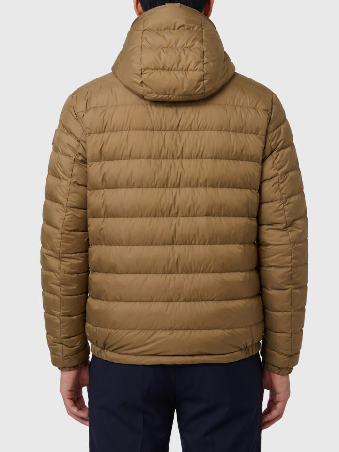 Moncler Solienn short hooded down jacket
