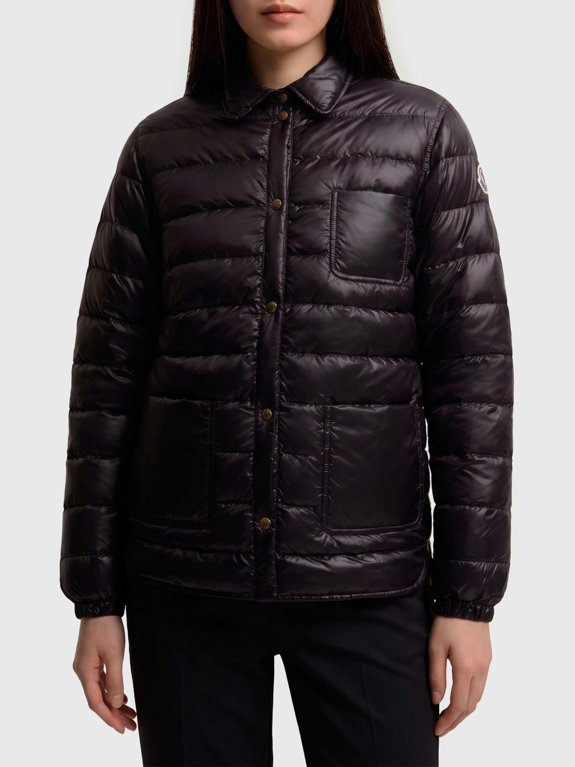 Moncler Fouine padded shirt jacket