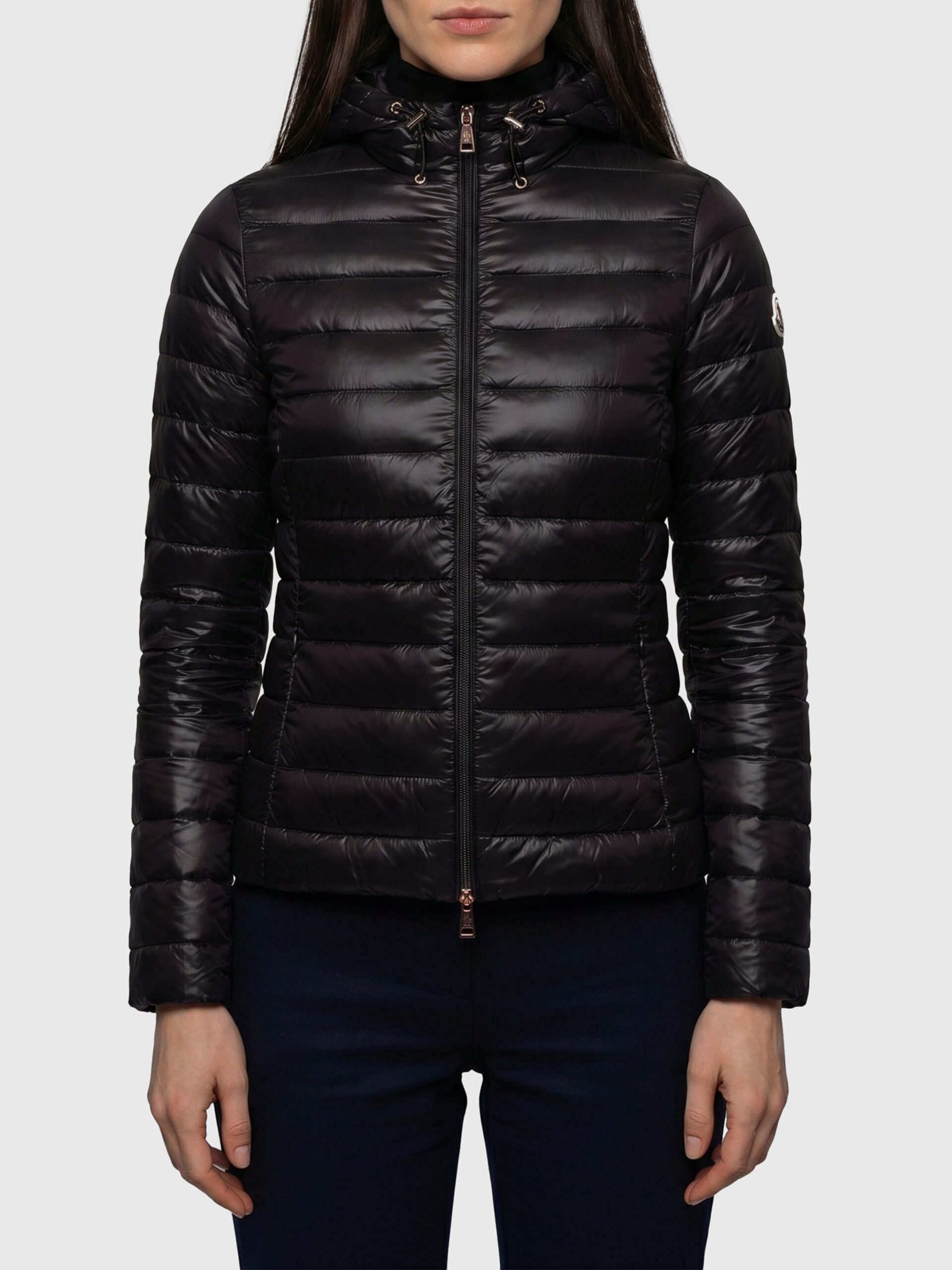 Moncler Igelhood short down jacket in longue saison