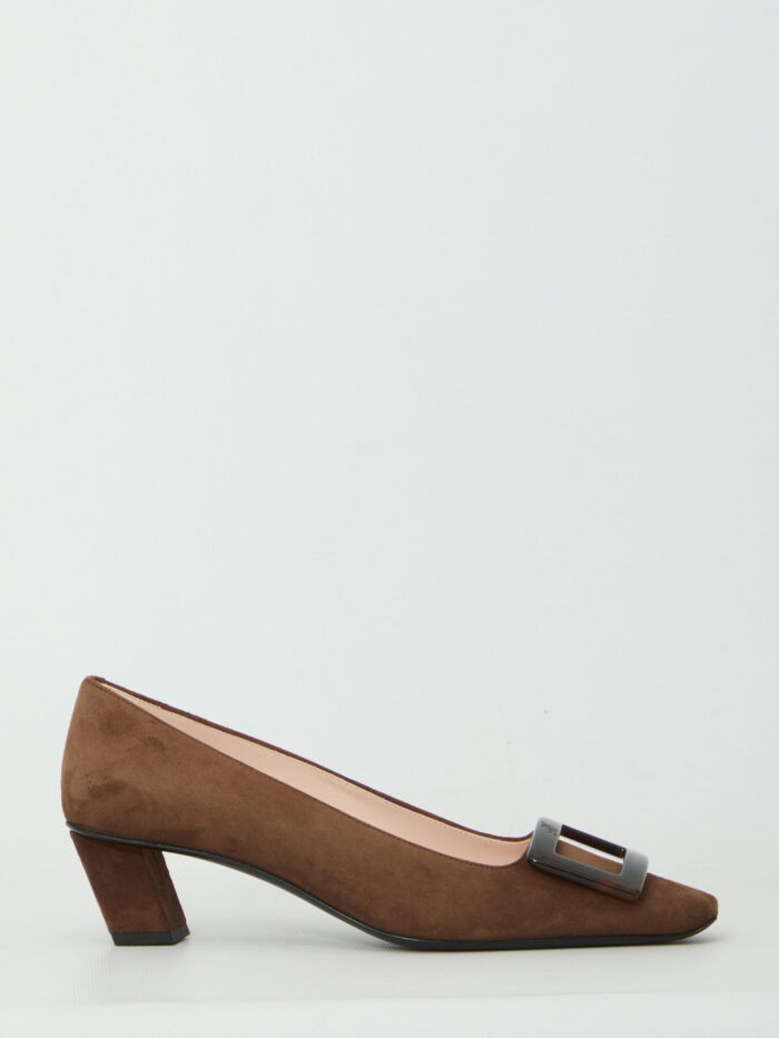 roger vivier belle vivier pumps in suede Roger Vivier Belle Vivier pumps in suede