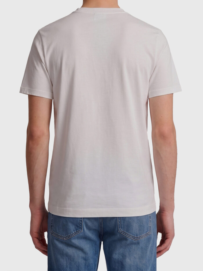 Moncler Cotton t-shirt with leather logo