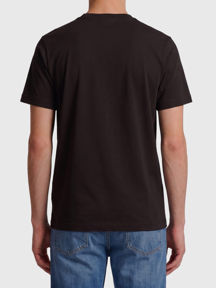 Moncler Cotton t-shirt with leather logo