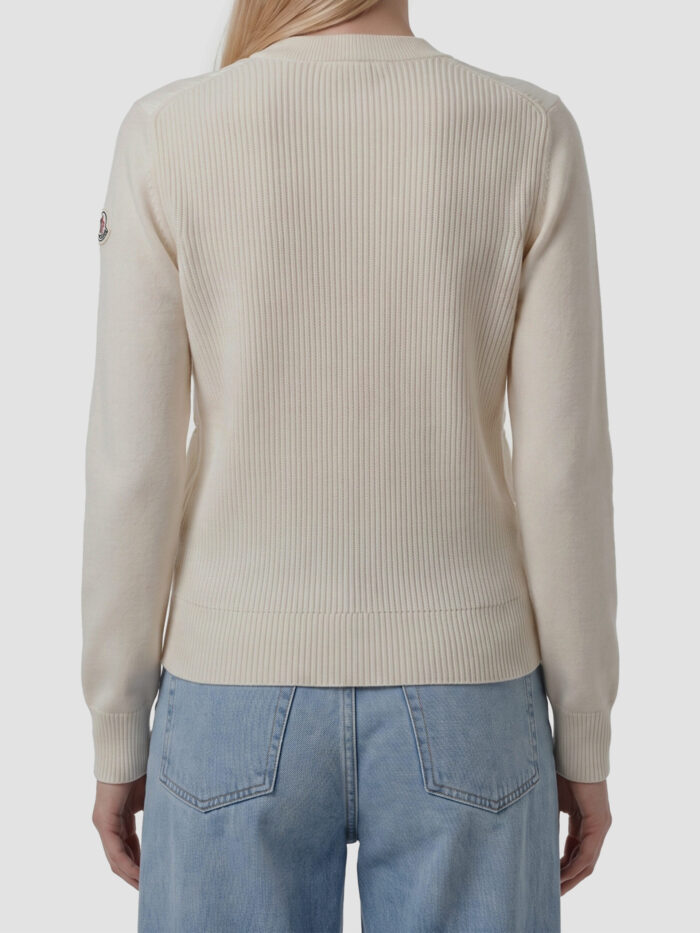Moncler Padded wool zip cardigan