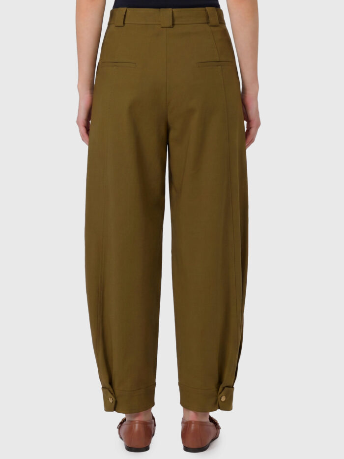 Max Mara Adorni stretch cotton canvas trousers