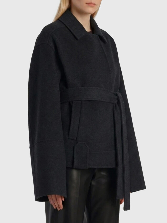 Khaite Alder Charcoal coat