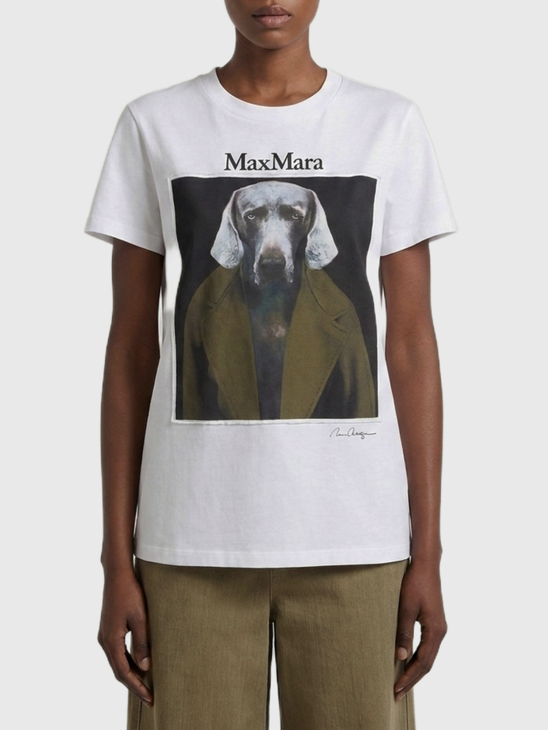 Max Mara Iconic print Calca T-shirt