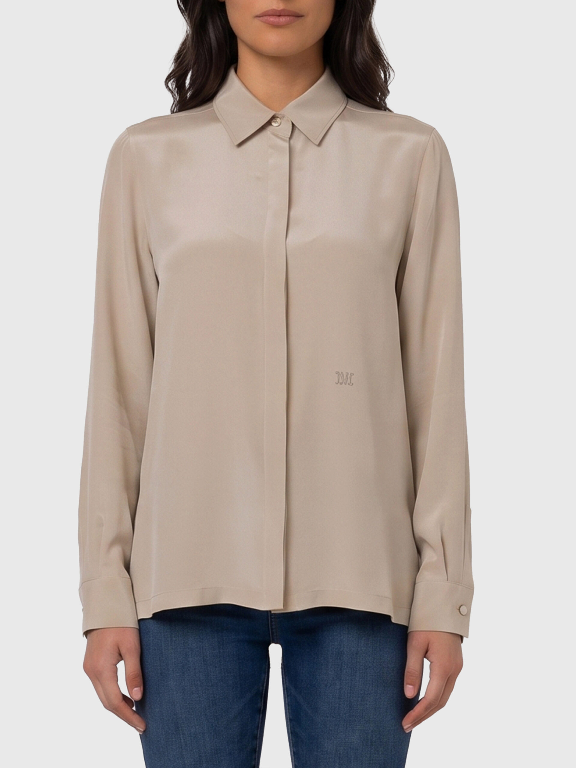 Max Mara Geranium silk shirt