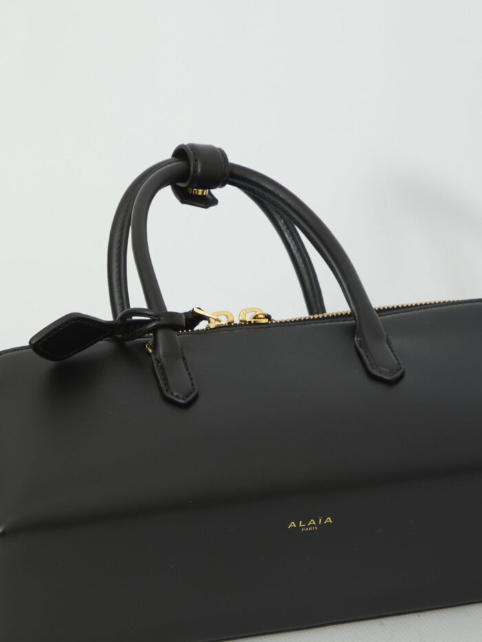 Alaia Black Delta bag small