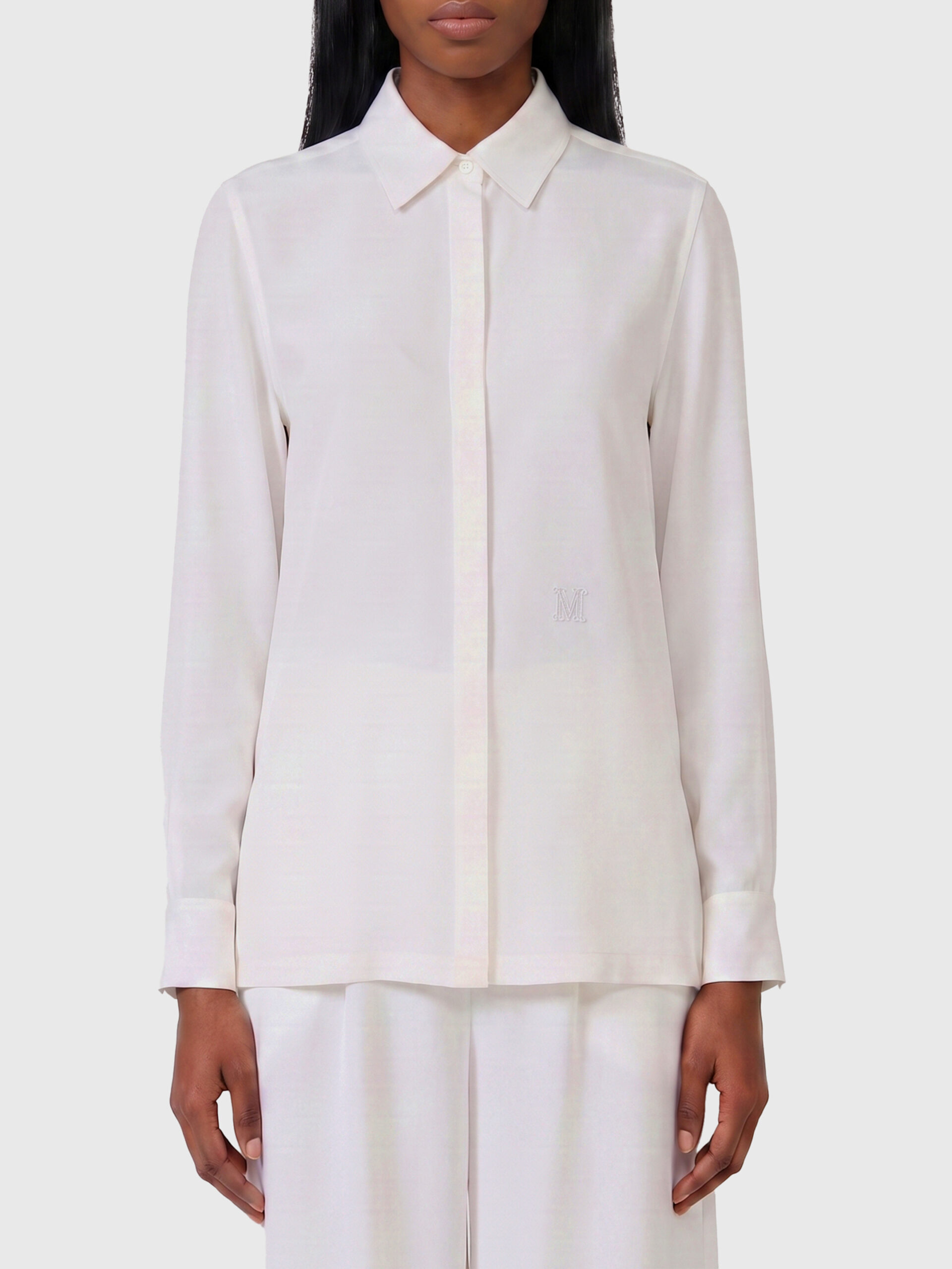 Max Mara Geranium silk shirt
