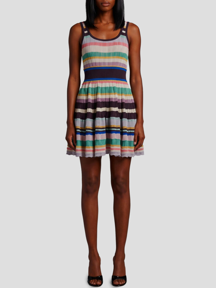 Alaia Multicolour Crinoline mini dress