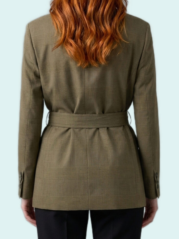 Max Mara Peaked lapel dressing gown jacket