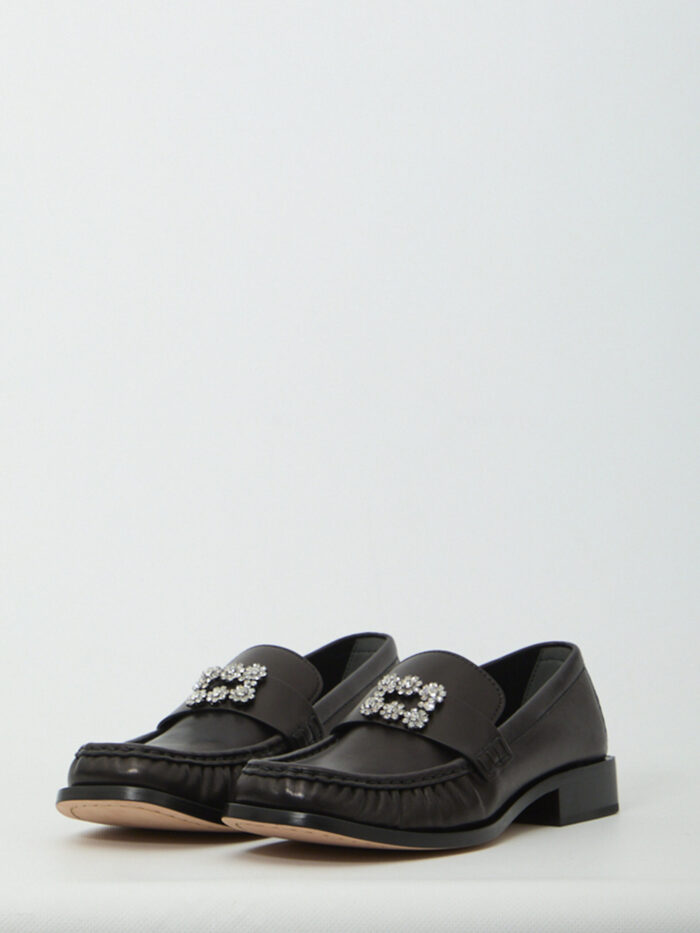 Roger Vivier Viv' Rangers leather loafers