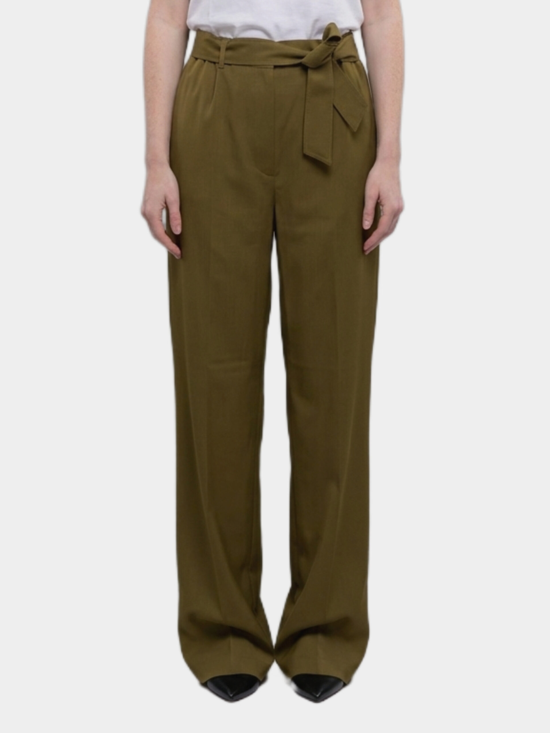 Max Mara Editto wool trousers with belt