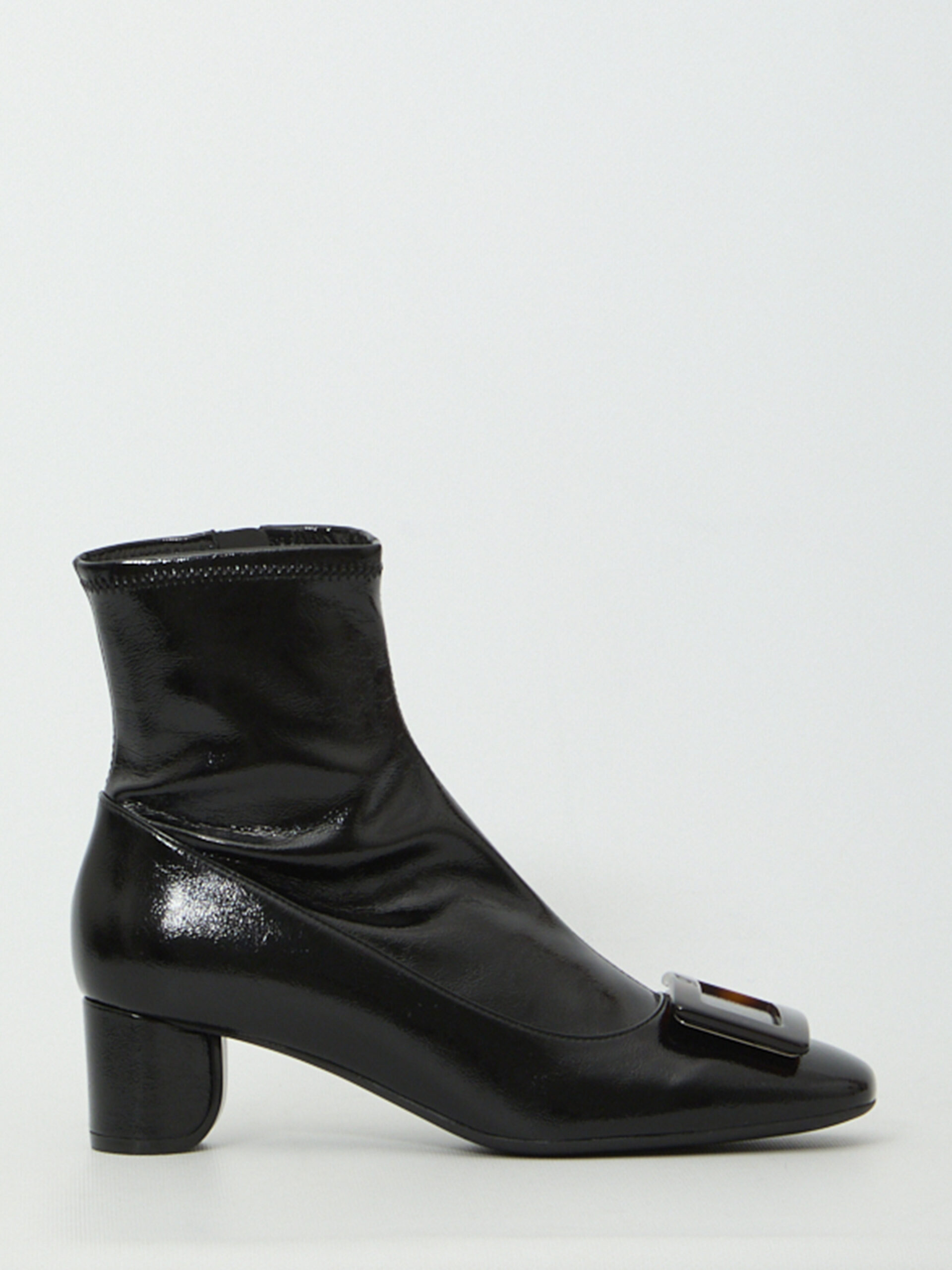 Roger Vivier Roundy Turtle Stretch ankle boots