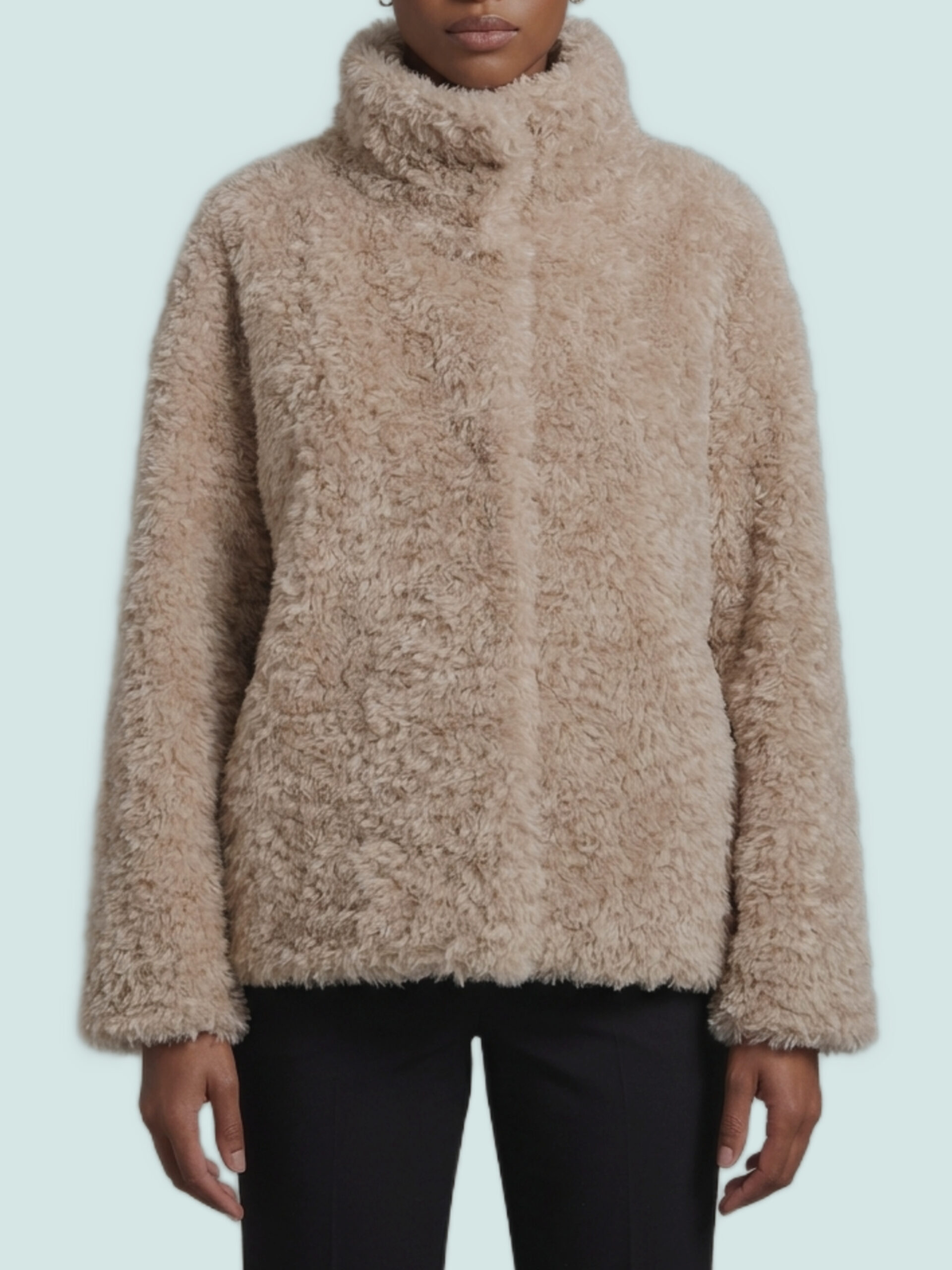 Herno Short faux fur coat