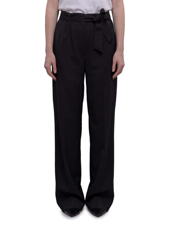 max mara editto wool trousers with belt Max Mara Editto wool trousers with belt