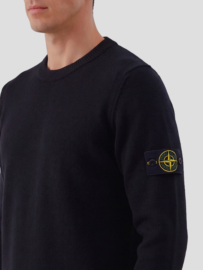 Stone Island Black crewneck sweater