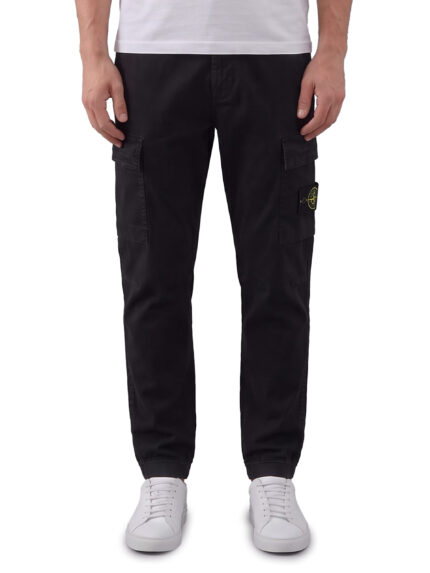 Stone Island Stretch aged-effect pants