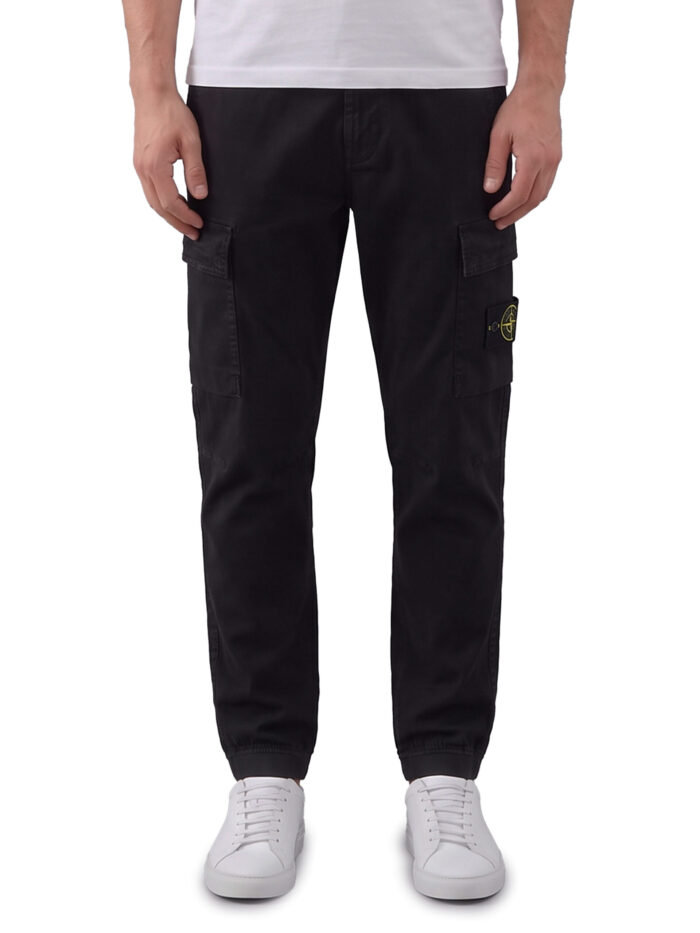 stone island stretch aged effect pants Stone Island Stretch aged-effect pants