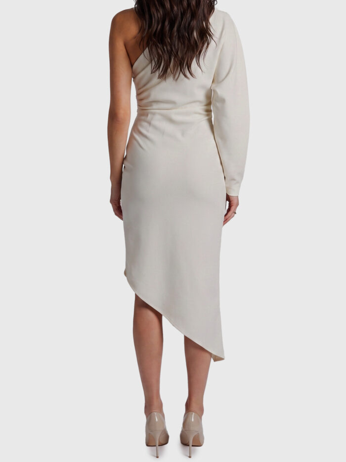 Federica Tosi One-shoulder cady longuette dress