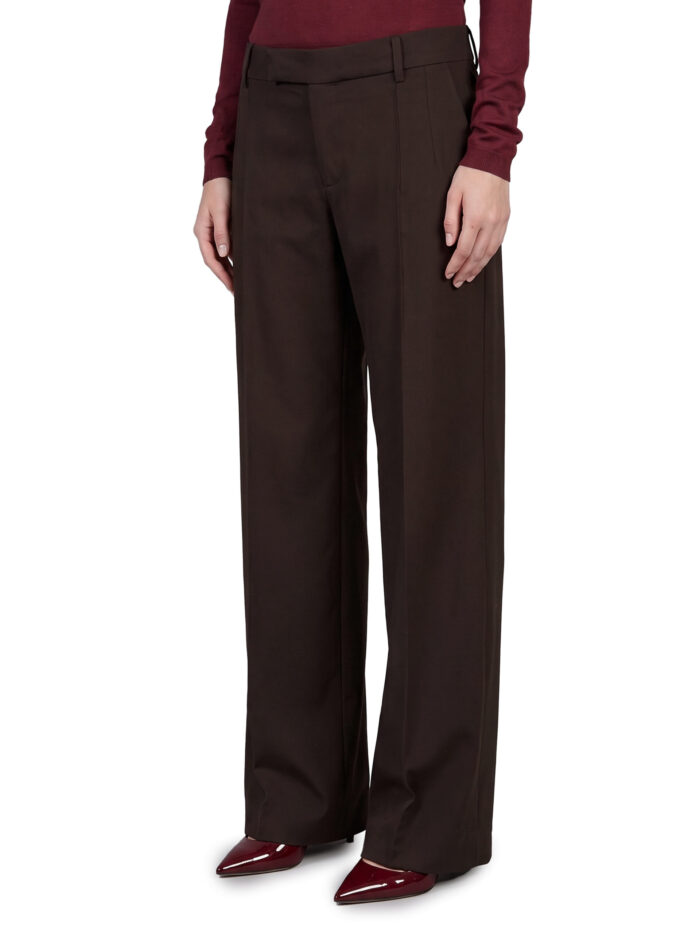 Federica Tosi Wide-leg frescolana trousers