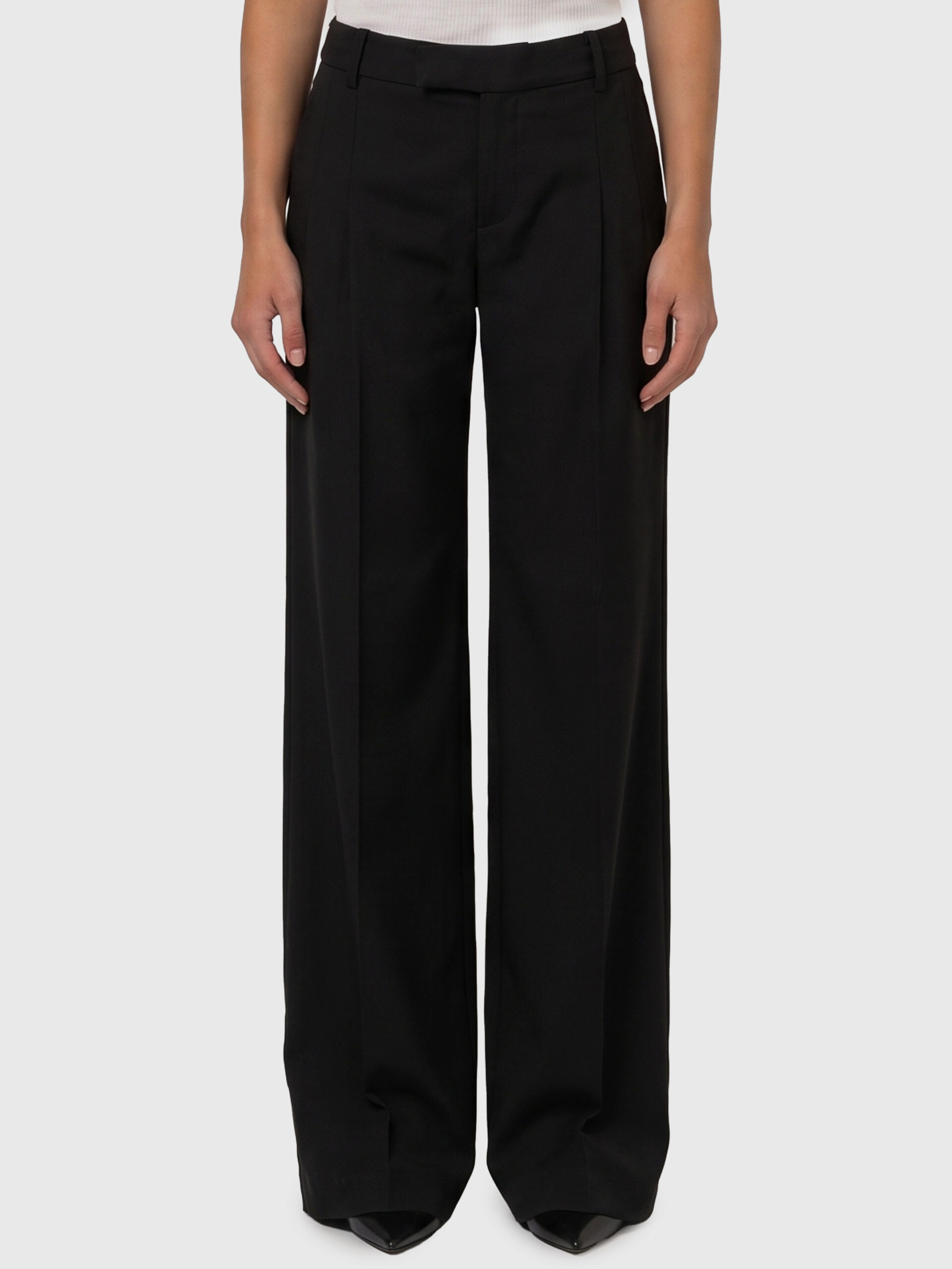 Federica Tosi Wide-leg frescolana trousers