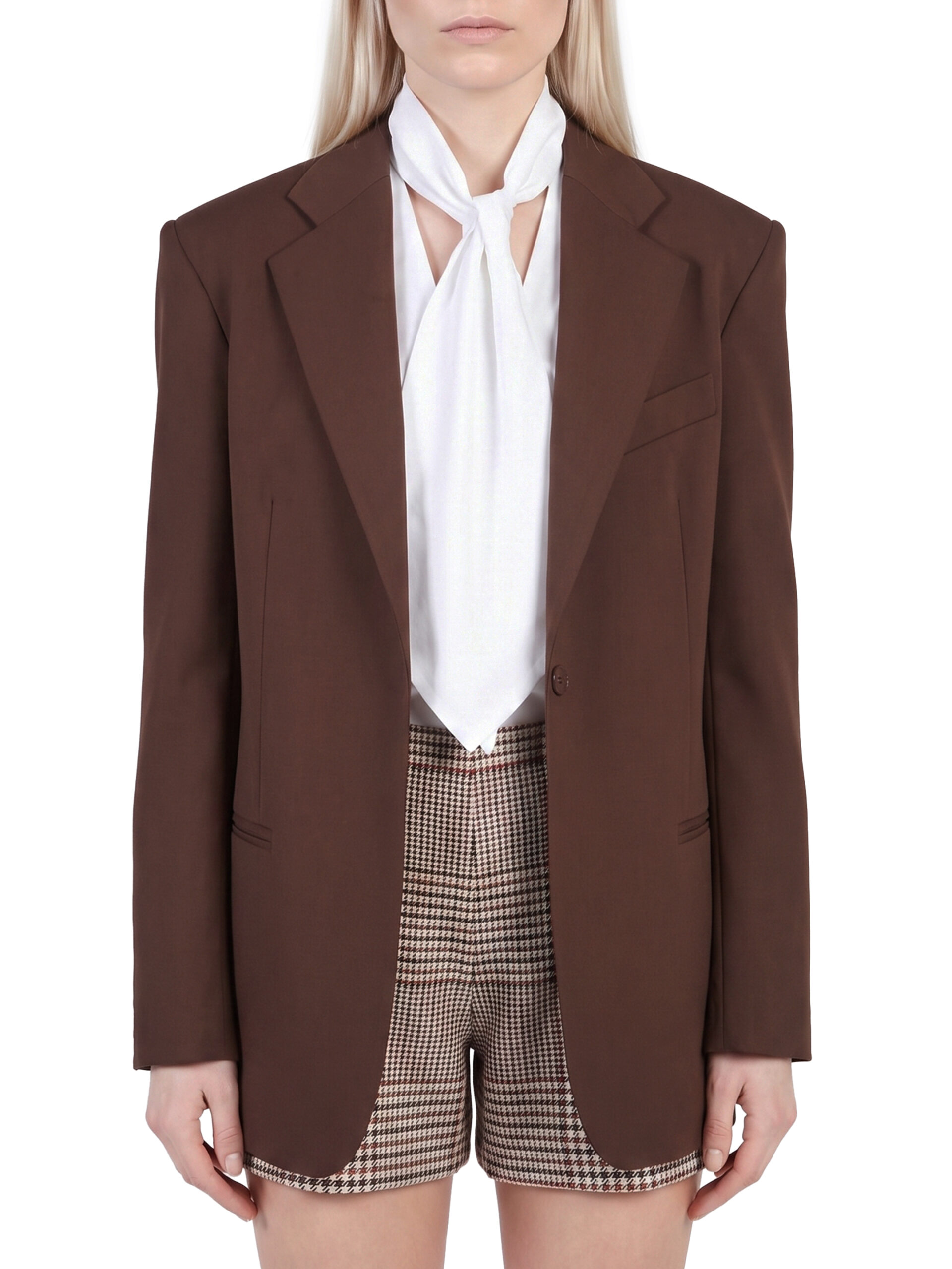 Federica Tosi Blazer over single-breasted frescolana