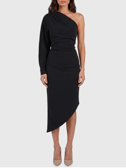 Federica Tosi One-shoulder cady longuette dress