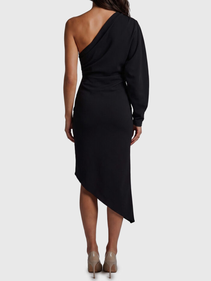 Federica Tosi One-shoulder cady longuette dress