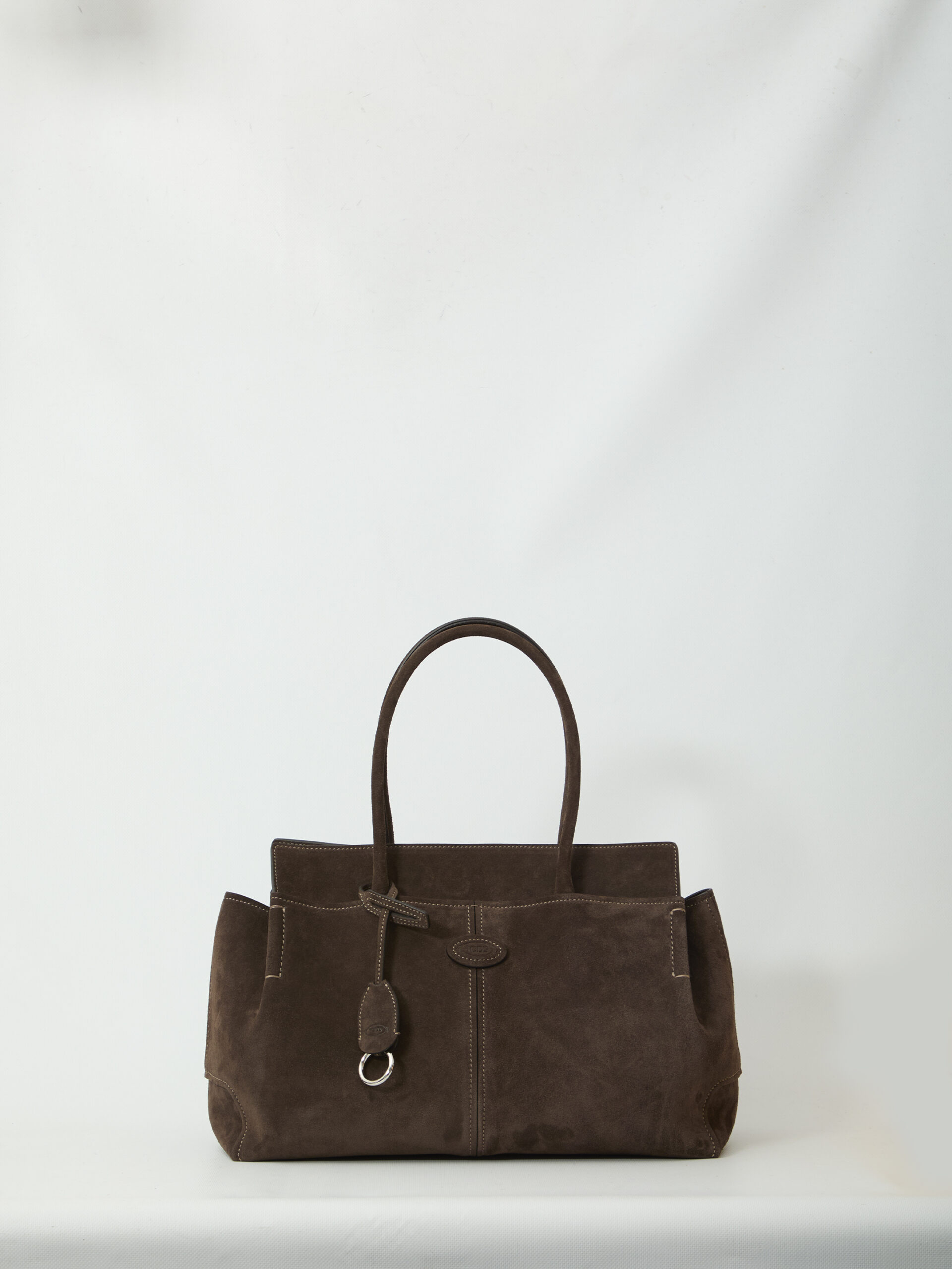 Tod's Suede leather shopping bag