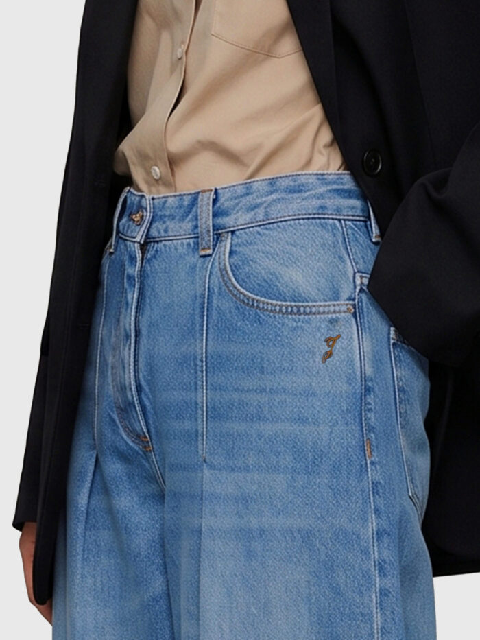 Jacquemus High-waist barrel-leg jeans