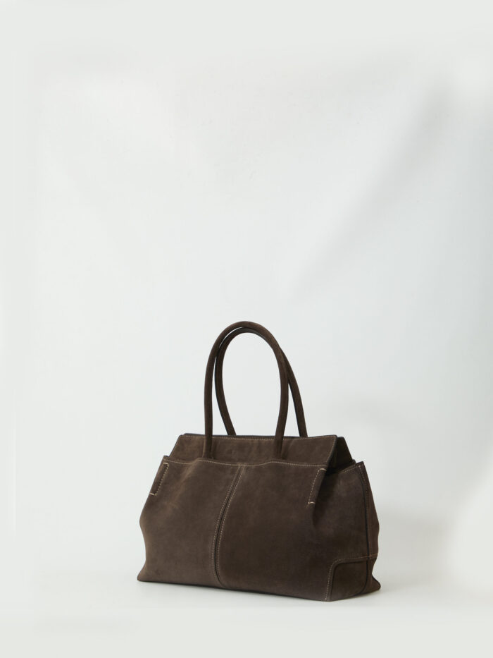 Tod's Suede leather shopping bag