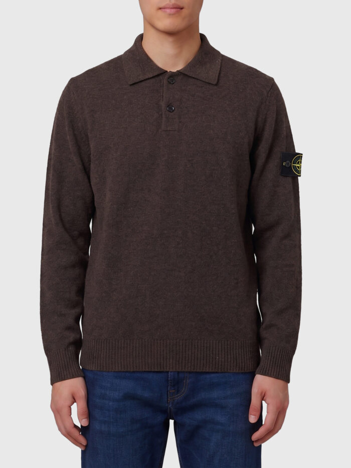 stone island rws virgin wool polo shirt Stone Island RWS virgin wool polo shirt