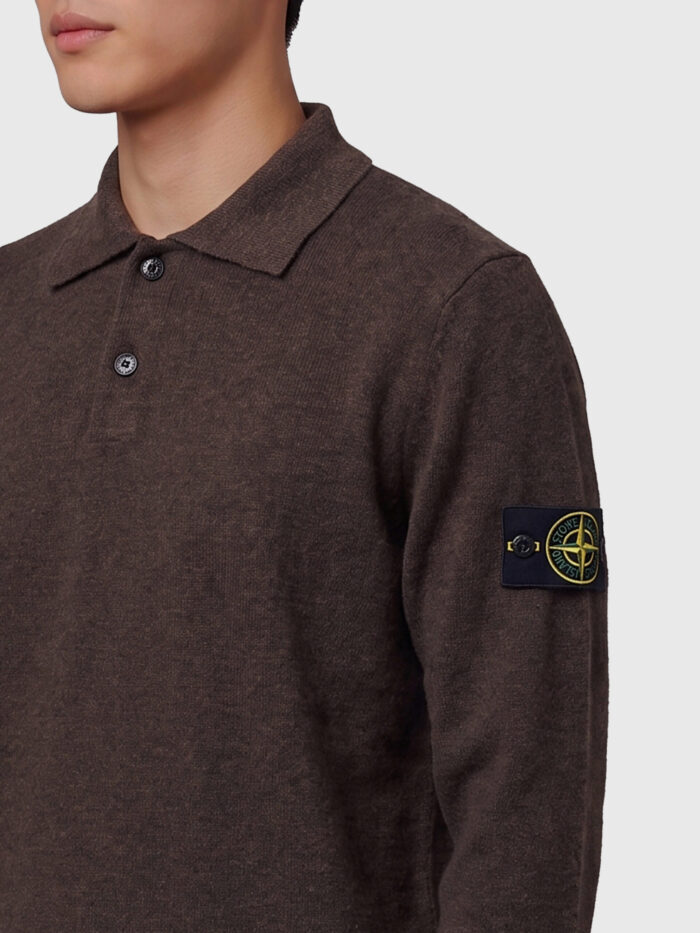 Stone Island RWS virgin wool polo shirt